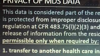 MDS TRAINING (Minimum Data Set Course) by MDS/RAI ADVISOR