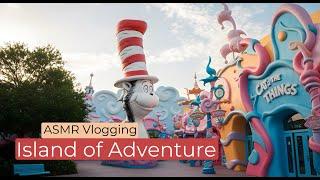 [VLOG-ASMR] Relaxing Walk Through Island of Adventure, Orlando