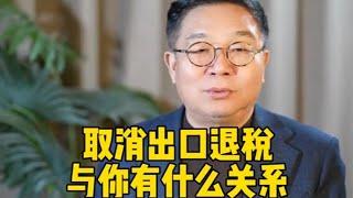 中国取消出口退税与你我有什么关系，任汉军财富故事会