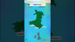 Capitals & Countries of the UK!! #shorts #subscribe #geography #country #capital