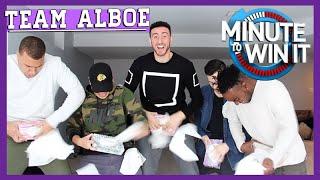EPIC MINUTE TO WIN IT CHALLENGE FT. TEAM ALBOE