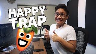 MAKING A SUPER HAPPY TRAP BEAT IN FL STUDIO! (and FREE FLP!)