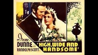 Irene Dunne, Randolph Scott & Dorothy Lamour in "High, Wide and Handsome" (1937) - w/William Frawley