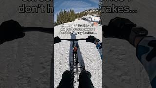 Gotta stop somehow… ‍️ #mtb #ski