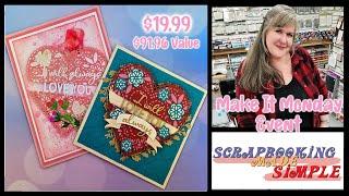 Make It Monday Event Exclusive $19.99 Sizzix Bundle only at Scrapbooking Made Simple