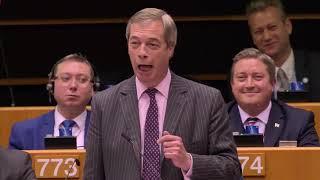 'This is it | Nigel Farage bids final farewell to the European Parliament'