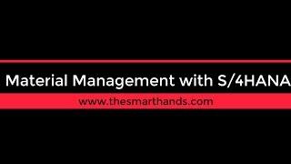 SAP S4 HANA MM Training - Maintaining Material Master | SAP S4HANA Sourcing and Procurement