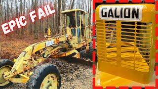 1960’s Galion road grader, radiator repair gone wrong! + Fresh paint! Pt.7