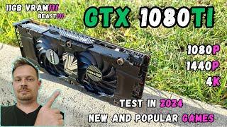 GTX 1080Ti 11gb | Test in 48 New and Popular Games in 2024 | R5 7600X | FSR | How does it perform?