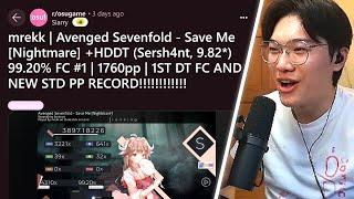 BTMC REACTS TO THE NEW PP RECORD (SAVE ME 1760PP)