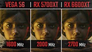 VEGA 56 vs RX 5700XT vs RX 6600XT | 1080P, 1440P and 4K Benchmarks