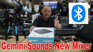 New From Gemini Sound, 8Ch Audio Mixer with Bluetooth The GEM-08USB