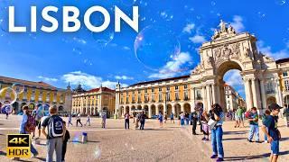 LISBON Portugal Walking Tour 4K HDR