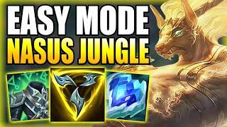 NASUS JUNGLE MAKES WINNING SOLO Q GAMES SO INCREDIBLY EASY! - Gameplay Guide League of Legends