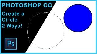 Photoshop Tutorial | How to create a circle in Photoshop