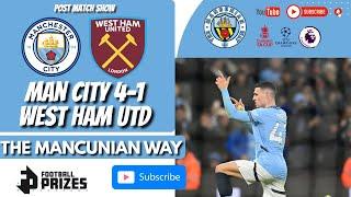 MAN CITY 4-1 WEST HAM UTD POST MATCH SHOW - #mcfc #mancity #whufc #westham #hammers #football #pl