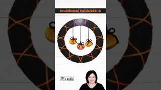 EASY Dollar Tree Fall Yarn Wreath DIY Tutorial