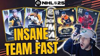 HOW TO GET AN INSANE TEAM FAST | NHL 25 HUT