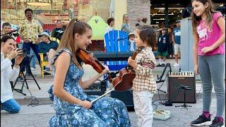 3 Year Old Asks if I know "Beautiful Things" and Steals The Show | Karolina Protsenko - Violin Cover