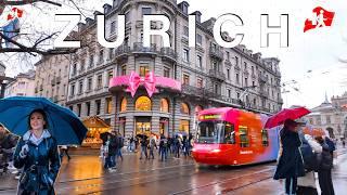 Zurich Walking Tour: Discovering Beauty in the Rain and Under Clouds 