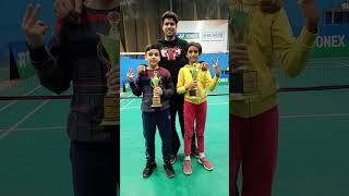 Gurgaon tournament  match win by the Vishesh Badminton Academy#VBA BOYD