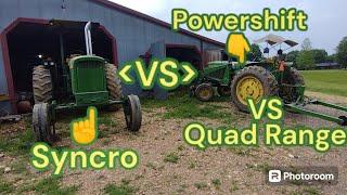 John Deere Transmissions which is the best?-- Syncro Range vs Powershift vs Quad Range