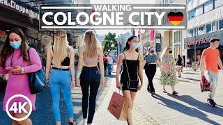  Germany 4K Walk - Cologne (Köln) City Center Tour | June 2021