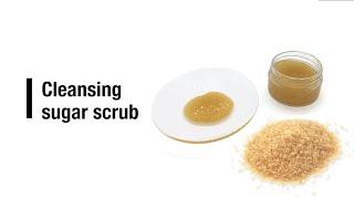 Cleansing sugar scrub