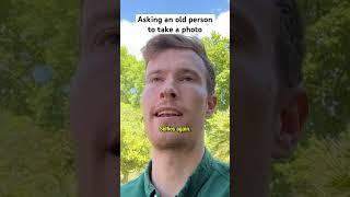 Asking an old person for a photo #australia #travel #perth