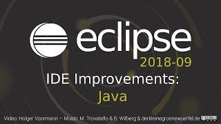 Eclipse 2018-09 IDE Improvements: Java