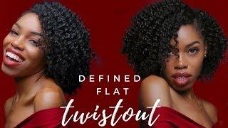 BEST Flat Twistout Routine | Definition, Shine, Softness!