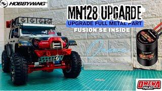 Upgrade RC MN128 V2 Real Metal!! 1/12 Best Scale Jeep Rubicon II #rccar #rcscale #rcoffroad #rubicon