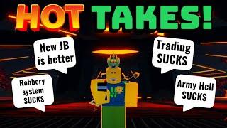 Reacting to Your JB Hot Takes! | Roblox Jailbreak