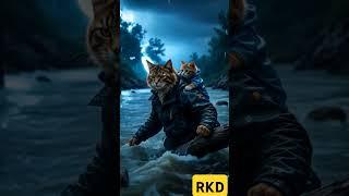 Brave Father Cat Risks Everything to Save His Kitten by #rkd