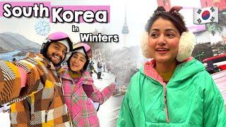 We Went to South Korea in Winters  + Yash Ka Birthday  | South Korea Ep.1 - Seoul