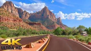 Zion National Park to Las Vegas Complete Desert Scenic Drive 4K Utah to Nevada