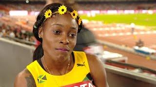 WCH 2015 Beijing - Elaine Thompson JAM 200m Final Silver