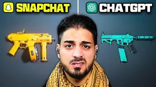 CHATGPT Vs SnapChat Ai Build my Loadouts on Rebirth Island ...