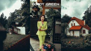 MOODY GREEN Presets - Lightroom Mobile Preset Free DNG | Moody Green Portrait Presets