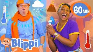 Play The Hot or Cold Game with Blippi and Meekah | Fun Food For Kids | Educational Videos for Kids