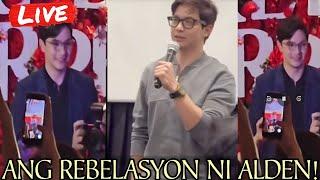 Live! Alden Richards may REBELASYON sa relasyon nila ni Kathryn! • Alden red carpet last night!