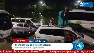 Así amaneció la Autopista Norte en Bogotá luego de grave emergencia por inundaciones