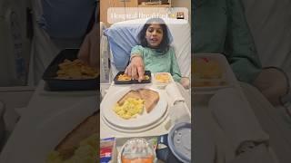 Hospital Breakfast in Canada ️ | Surprising Menu! #shortsindia  #youtube #telugu #food