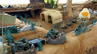 Army Men:Green Camp Assault #stopmotion #plasticarmymen