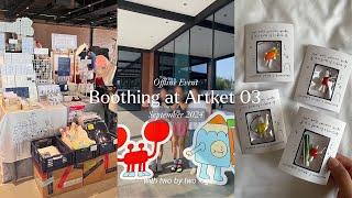 september spring at ARTKET 03!busy month, boothing in jakarta, small business vlogindonesia