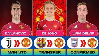 DUSAN VLAHOVIC  MANCHESTER UNITED TRANSFER NEWS - JANUARY TRANSFER WINDOW 2025 - MAN UNITED NEWS