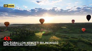 43. Hőlégballon Nemzeti Bajnokság a magasból / Kaposvár