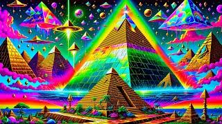 Magic Pyramid - Copyright Free Abstract Background Video, Screensaver 4K | Ultra HD (No Sound)