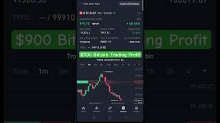 $900 Profit in Bitcoin Trading in #binance #futurestrading #scalping