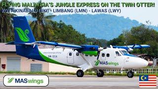 REVIEW | MASwings | Kota Kinabalu (BKI) - Limbang (LMN) - Lawas (LWY) | Viking Air DHC-6-400